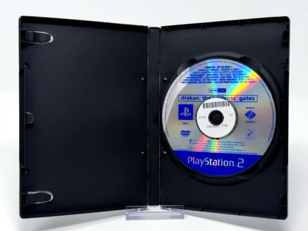 Interior del juego Drakan: The Ancients' Gates (ESP) (Promo) para PlayStation 2 con disco y manual
