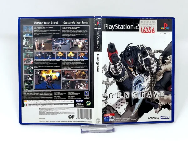 Gungrave (Solo Carátula) para PlayStation 2, edición PAL España, de segunda mano