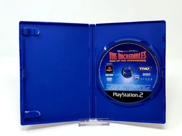 Interior del juego Los Increíbles: La Amenaza del Socavador (ESP) (Rebajado) para PlayStation 2 con disco y manual