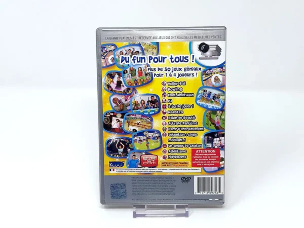 Parte trasera de EyeToy: Play 3 (FRA) (Platinum) para PlayStation 2, edición PAL España
