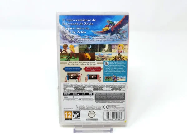 Parte trasera de The Legend of Zelda: Skyward Sword HD (ESP) (Precintado) para Nintendo Switch, edición PAL España