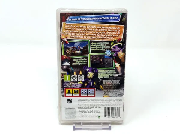 Parte trasera de ModNation Racers (ESP) (Precintado) para PSP, edición PAL España