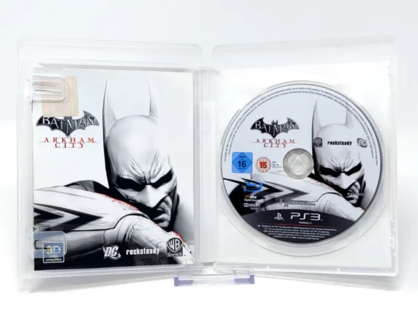 Interior del juego Batman: Arkham City (ESP) (Rebajado) para PlayStation 3 con disco y manual
