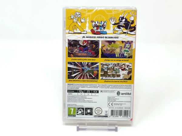 Parte trasera de Cuphead (ESP) (Precintado) para Nintendo Switch, edición PAL España