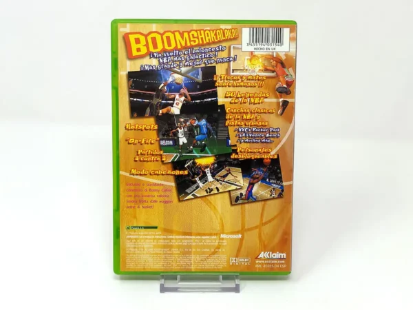 Parte trasera de NBA Jam (ESP) para XBOX, edición PAL España