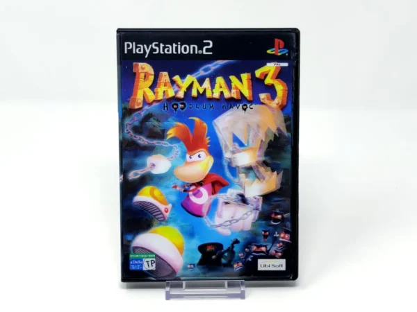 Portada de Rayman 3: Hoodlum Havoc (Holográfica) (ESP) (Rebajado) para PlayStation 2, edición PAL España, de segunda mano