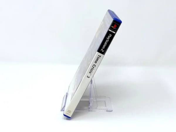 Lateral de la caja de Time Crisis 3 (UK) para PlayStation 2