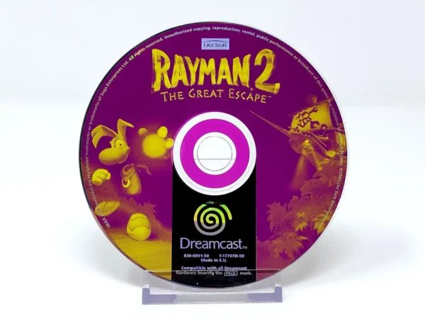 Rayman 2: The Great Escape (ESP) (Disco) para Sega Dreamcast, edición PAL España, de segunda mano