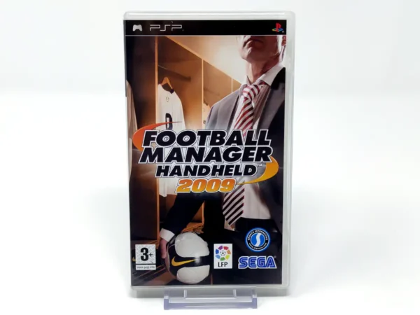Portada de Football Manager Handheld 2009 (ESP) para PSP, edición PAL España, de segunda mano