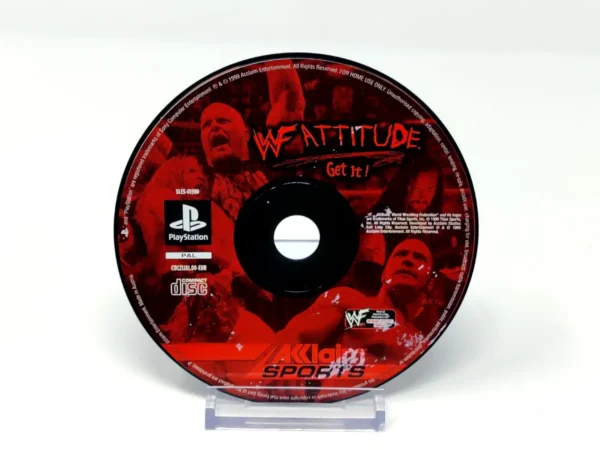 WWF Attitude (ESP) (Disco) para PlayStation 1, edición PAL España, de segunda mano