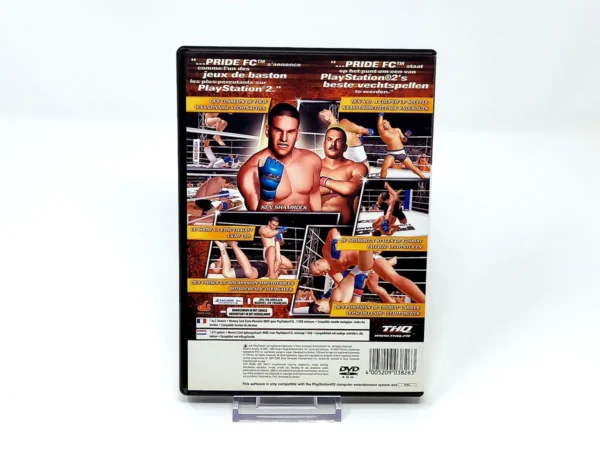 Parte trasera de Pride FC: Fighting Championships (FRA) para PlayStation 2, edición PAL Francia