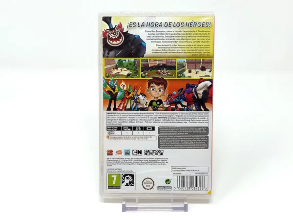 Parte trasera de Ben 10 (ESP) (Precintado) (Código de descarga) para Nintendo Switch, edición PAL España