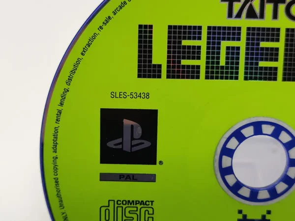 Interior del juego Taito Legends (ESP) (Rebajado) para PlayStation 2 con disco y manual