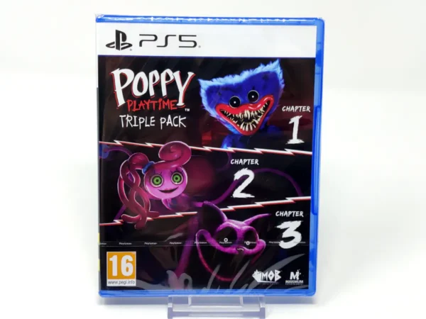 Portada de Poppy Playtime Triple Pack (ESP) (Precintado) para PlayStation 5, edición PAL España, nuevo
