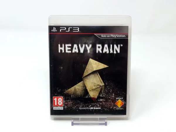 Portada de Heavy Rain (ESP) para PlayStation 3, edición PAL España, de segunda mano