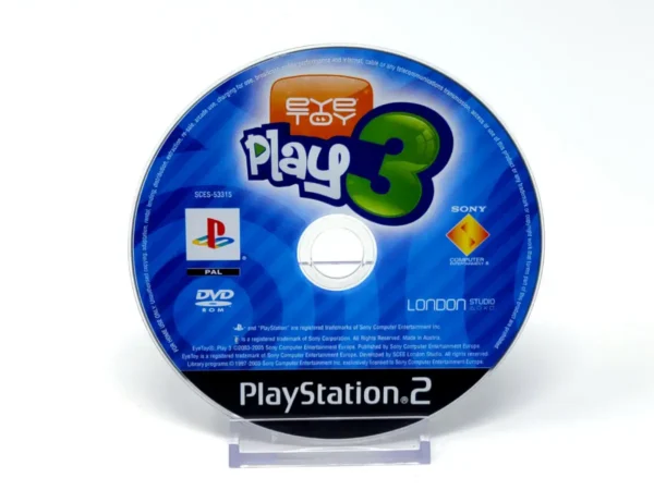 EyeToy: Play 3 (ESP) (Disco) para PlayStation 2, edición PAL España, de segunda mano