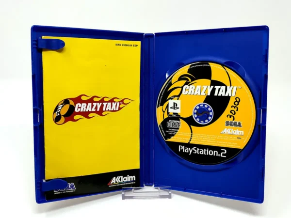 Interior del juego Crazy Taxi (ESP) (Rebajado) para PlayStation 2 con disco y manual