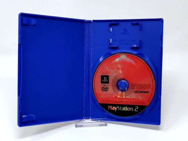 Interior del juego Defender: For All Mankind (FRA) (Rebajado) para PlayStation 2 con disco y manual