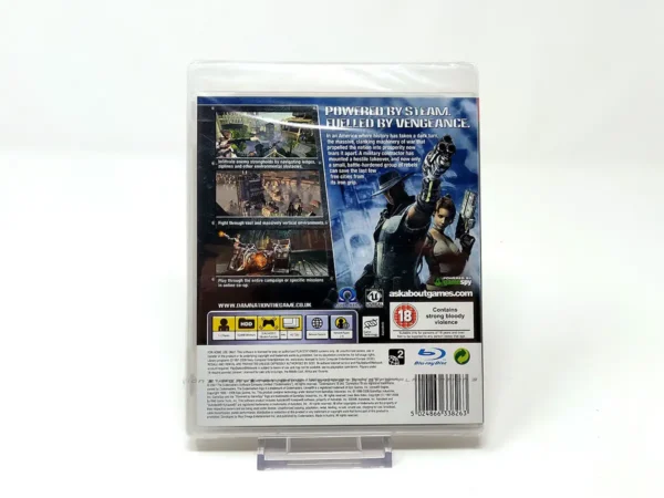 Parte trasera de Damnation (UK) (Precintado) para PlayStation 3, edición PAL UK