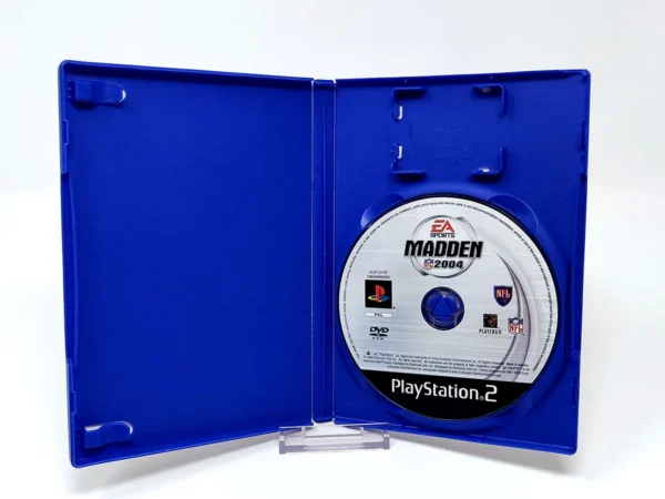 Interior del juego Madden NFL 2004 (FRA) (Rebajado) para PlayStation 2 con disco y manual