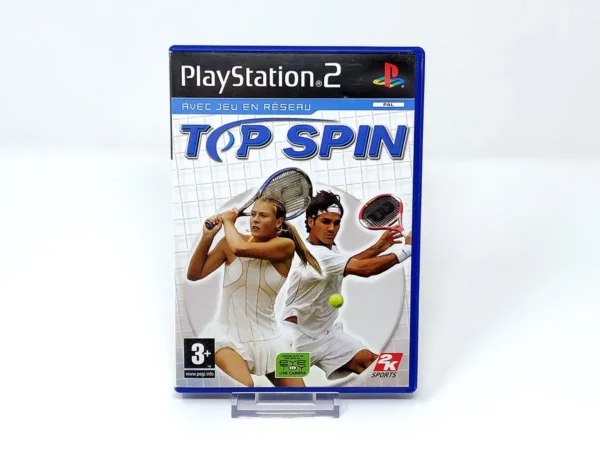 Portada de Top Spin (FRA) para PlayStation 2, edición PAL Francia, de segunda mano