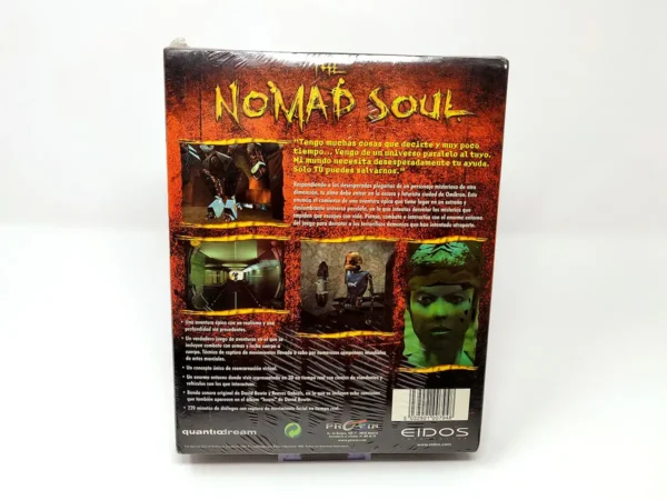 Parte trasera de The Nomad Soul (ESP) (Precintado) para PC, edición PAL España