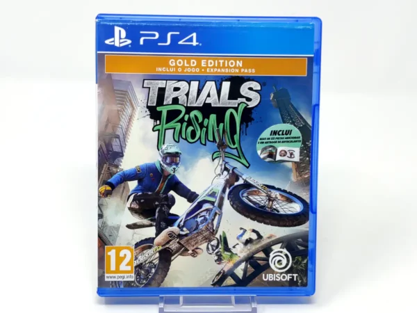 Portada de Trials Rising (Gold Edition) (POR) para PlayStation 4, edición PAL Portugal, de segunda mano
