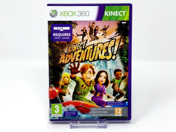 Portada de Kinect Adventures! (ESP) (v2) para XBOX 360, edición PAL España, de segunda mano