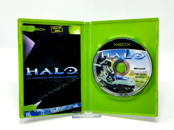 Interior del juego Halo (ESP) para XBOX con disco y manual