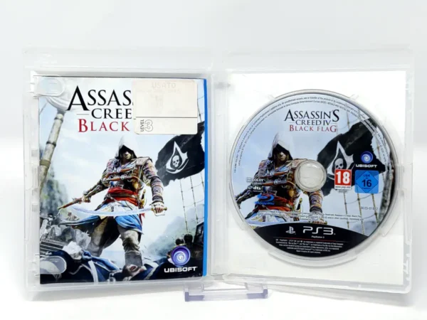 Interior del juego Assassin's Creed IV: Black Flag (ITA) (Rebajado) para PlayStation 3 con disco y manual