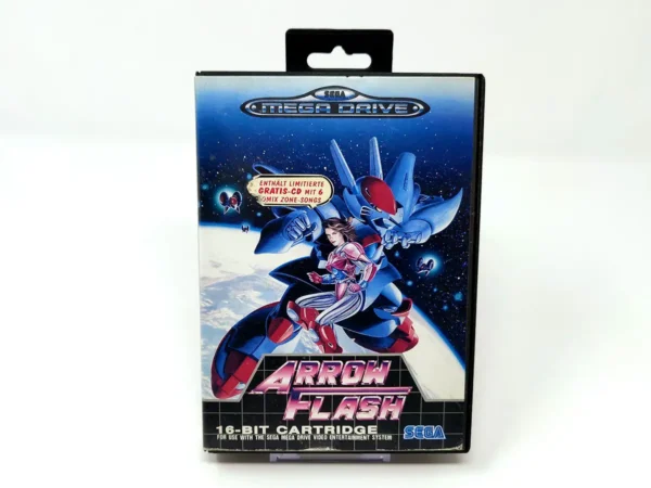 Portada de Arrow Flash (ESP) para Sega Mega Drive, edición PAL España, de segunda mano