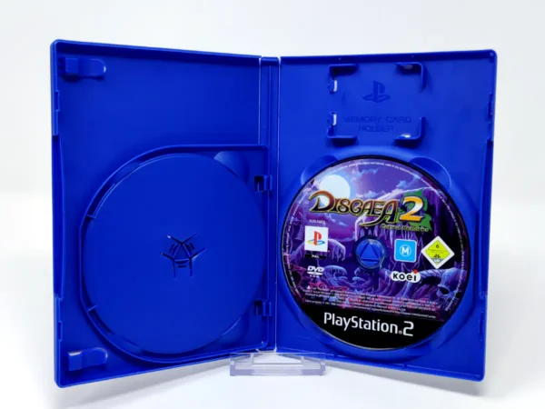 Lateral de la caja de Disgaea 2: Cursed Memories (ESP) (Rebajado) para PlayStation 2