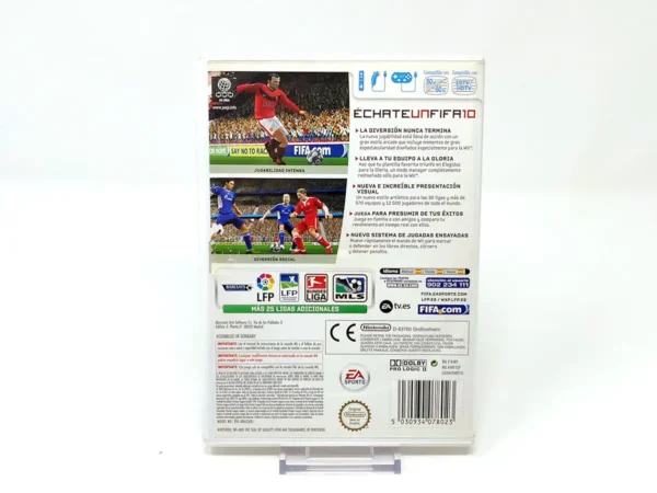 Parte trasera de FIFA 10 (ESP) (Rebajado) para Nintendo Wii, edición PAL España