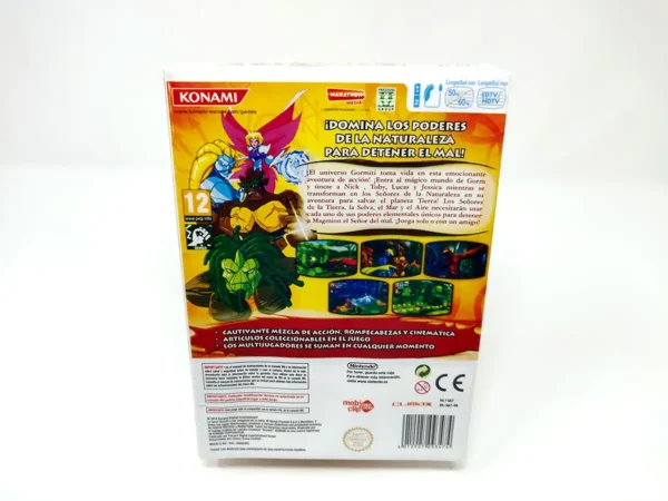 Parte trasera de Gormiti: Los Señores De La Naturaleza (ESP) (Precintado) para Nintendo Wii, edición PAL España
