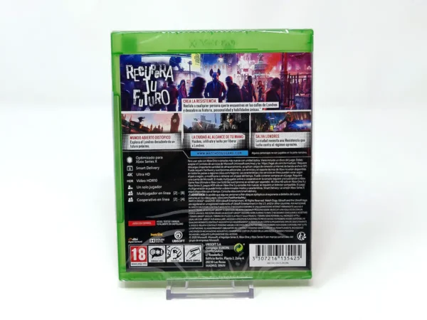 Parte trasera de Watch Dogs: Legion (ESP) (Precintado) para XBOX One / Series X/S, edición PAL España