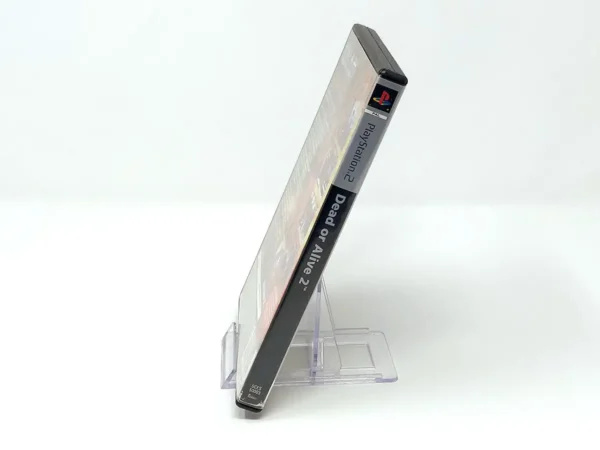 Lateral de la caja de Dead or Alive 2 (FRA) (Platinum) (Rebajado) para PlayStation 2