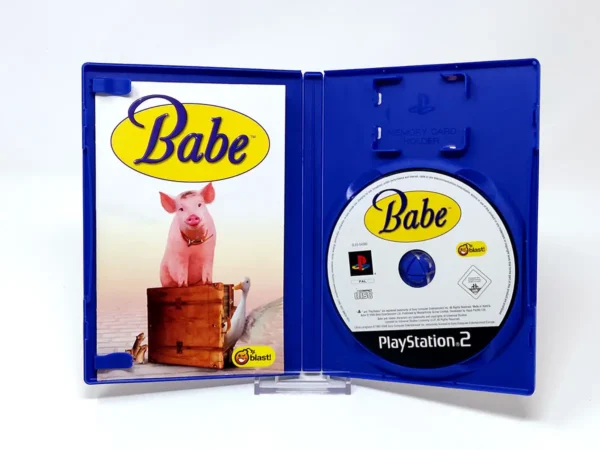 Interior del juego Babe (ESP) para PlayStation 2 con disco y manual