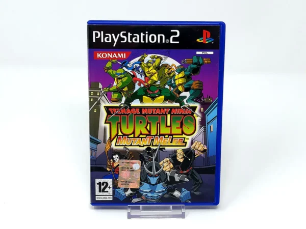 Portada de Teenage Mutant Ninja Turtles: Mutant Melee (ITA) para PlayStation 2, edición PAL Italia, de segunda mano