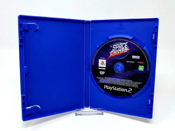 Interior del juego Space Chimps (ESP) (Rebajado) para PlayStation 2 con disco y manual