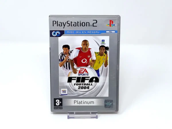 Portada de FIFA Football 2004 (FRA) para PlayStation 2, edición PAL Francia, de segunda mano