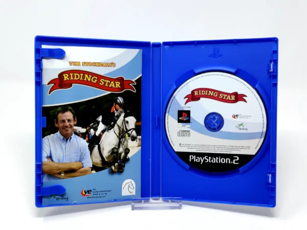 Interior del juego Riding Star (UK) para PlayStation 2 con disco y manual