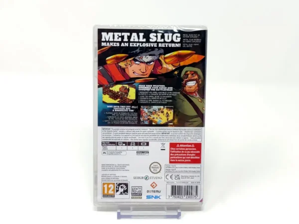 Parte trasera de Metal Slug Tactics (ESP) (Precintado) para Nintendo Switch, edición PAL España