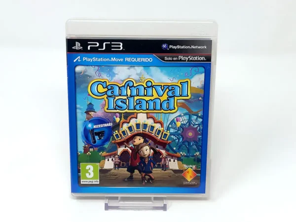 Portada de Carnival Island (ESP) para PlayStation 3, edición PAL España, de segunda mano
