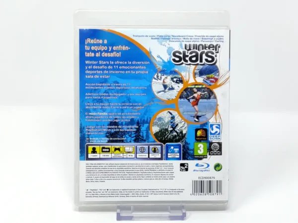 Parte trasera de Winter Stars (ESP) (v2) para PlayStation 3, edición PAL España