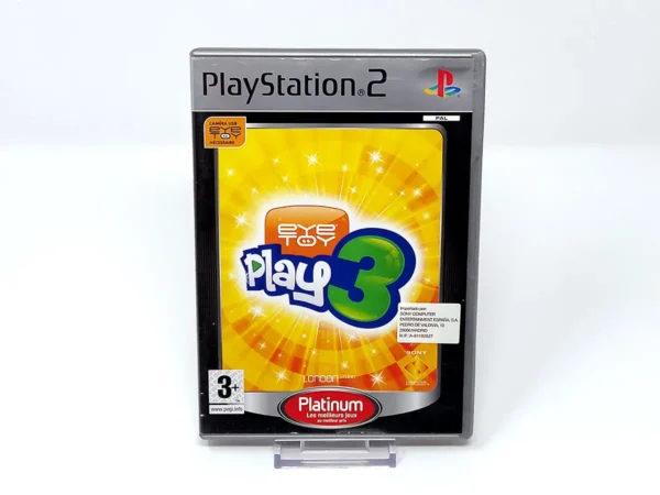 Portada de EyeToy: Play 3 (FRA) (Platinum) (Rebajado) para PlayStation 2, edición PAL España, de segunda mano