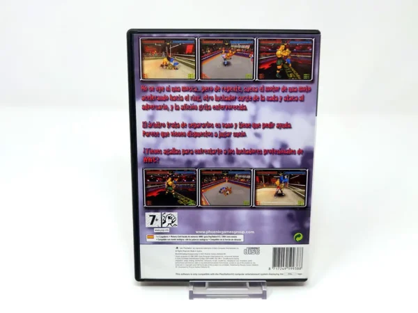 Parte trasera de World Wrestling Championship (ESP) (Rebajado) para PlayStation 2, edición PAL España