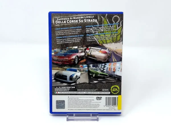 Parte trasera de Need for Speed: ProStreet (ITA) (Rebajado) para PlayStation 2, edición PAL Italia