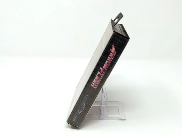 Lateral de la caja de Arrow Flash (ESP) para Sega Mega Drive