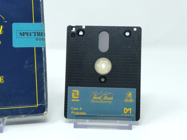 Lateral de la caja de Trivial Pursuit: Genus Edition (ESP) para Sinclair ZX Spectrum