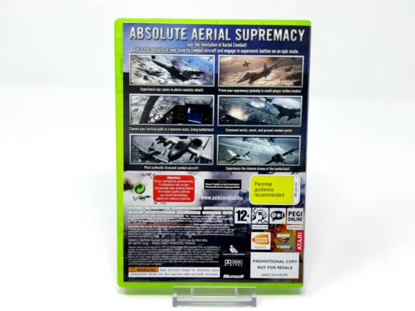 Parte trasera de Ace Combat 6: Fires of Liberation (UK) (Promo) para XBOX 360, edición PAL UK
